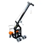 Lekki mini dźwig Cannon w kolorze czarnym