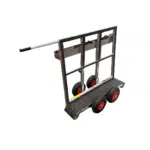 De ToolTray is een lichtgewicht aluminium gereedschapsbak die eenvoudig met de meegeleverde popnagels te monteren is op Gevelridder aluminium karren. Met een lengte van 100 cm is hij perfect geschikt voor de 150 kg kar, 250 kg kar en Urban 1×1 meter. Ideaal om gereedschap en accessoires overzichtelijk en veilig mee te nemen.